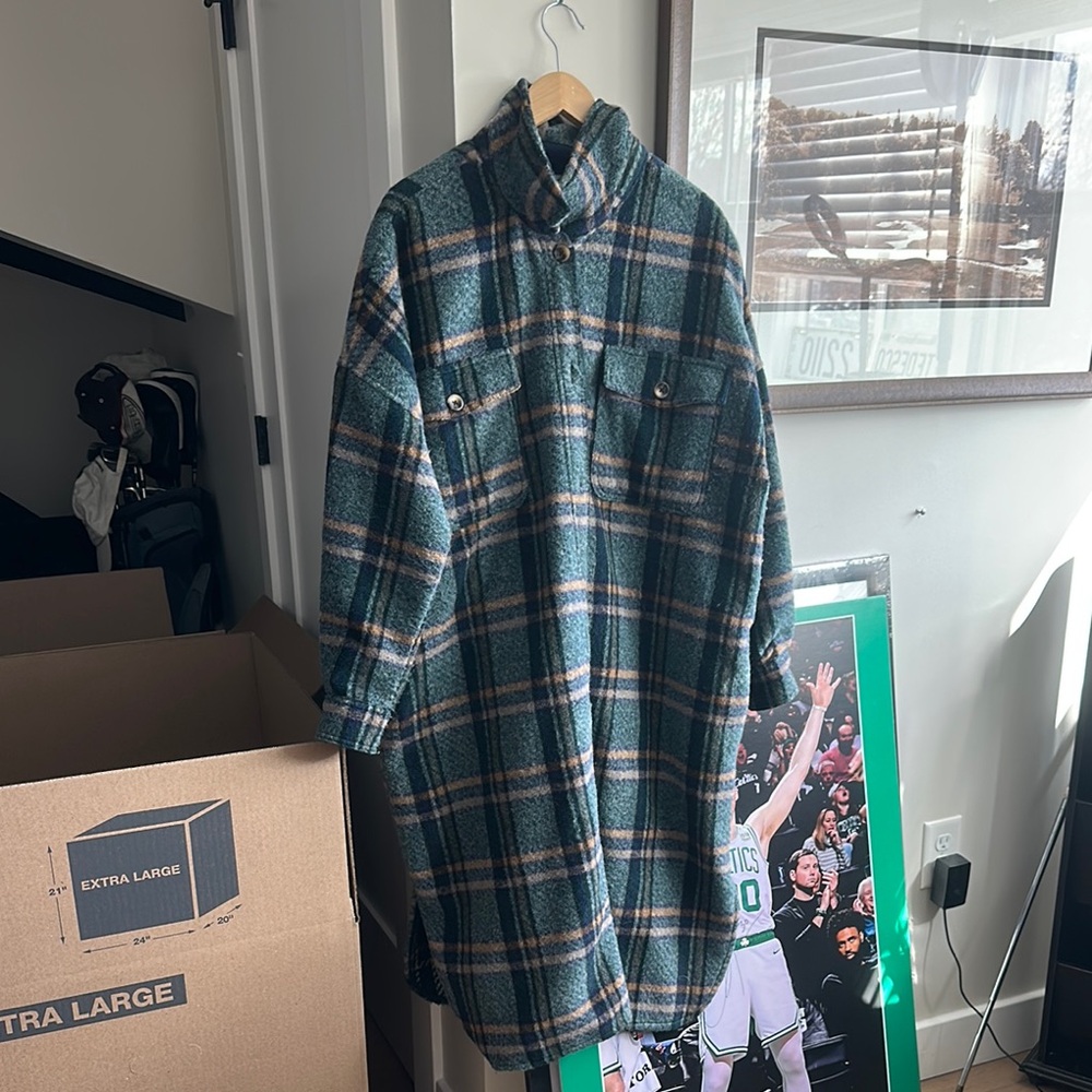 Plaid Oversized Shacket